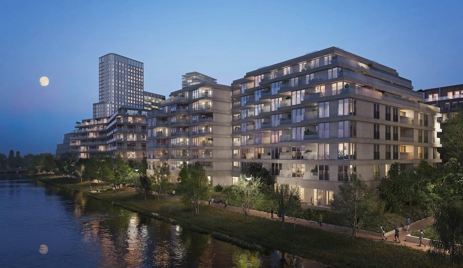 The Dock studio’s en appartementen Aan het IJ in Amsterdam. Binnenkort fase 1 in verkoop
